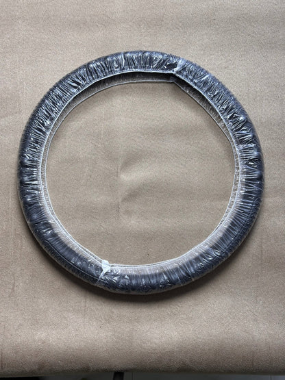 Natural rubber steering wheel cover | Universal Fit with Pattern Massaging Grip