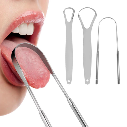 Premium Stainless Steel Tongue Scraper – জিহ্বা পরিষ্কারের সেরা সমাধান