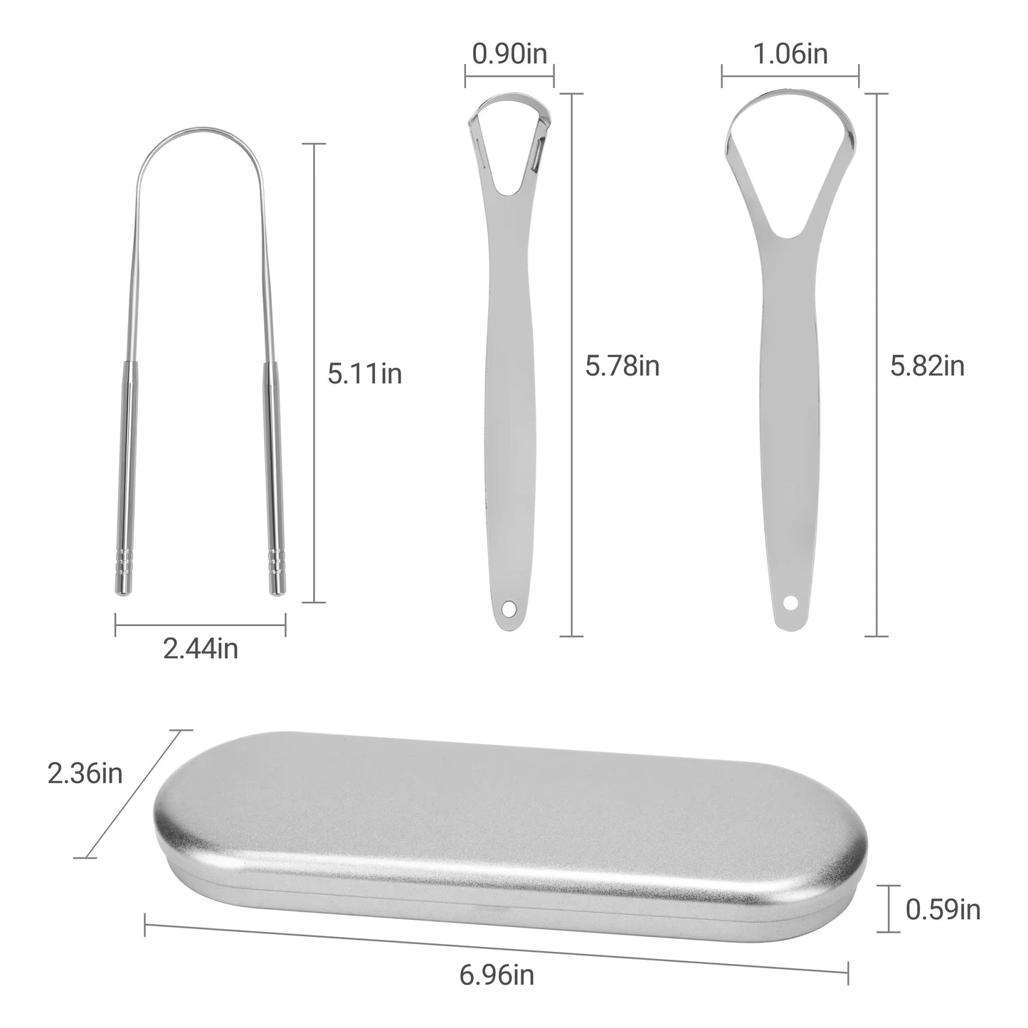 Premium Stainless Steel Tongue Scraper – জিহ্বা পরিষ্কারের সেরা সমাধান