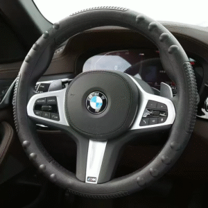 Universal Fit Silicone with Grip and Pattern Massaging Grip Steering Wheel Cover fits most Cars
