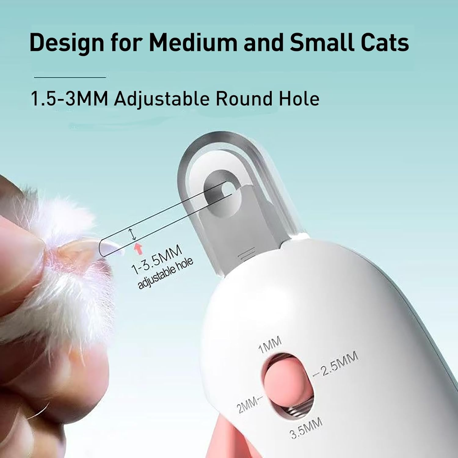 Cat Nail Clipper | Trimming with Adjustable Size & Debris Storage - Image 5