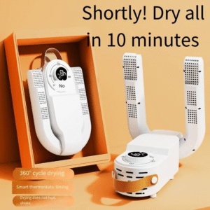 Intelligent Timing Shoe Dryer – Travel-Friendly & Deodorising